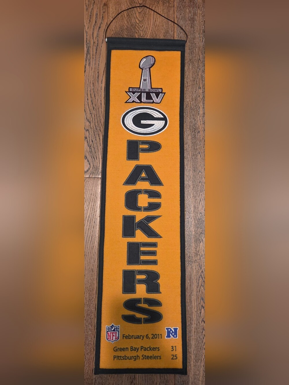 Winning Streak - NFL - Green Bay Packers - Banner / Pennant - Super Bowl XLV